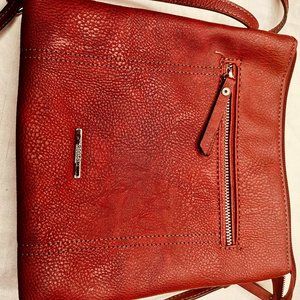 Vintage Roots Leather Crossbody Bag – 1990s